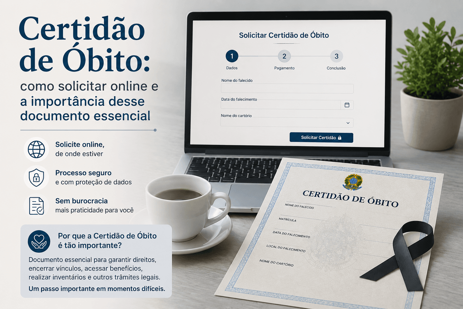Certidão de Óbito: como solicitar online e a importância desse documento essencial
