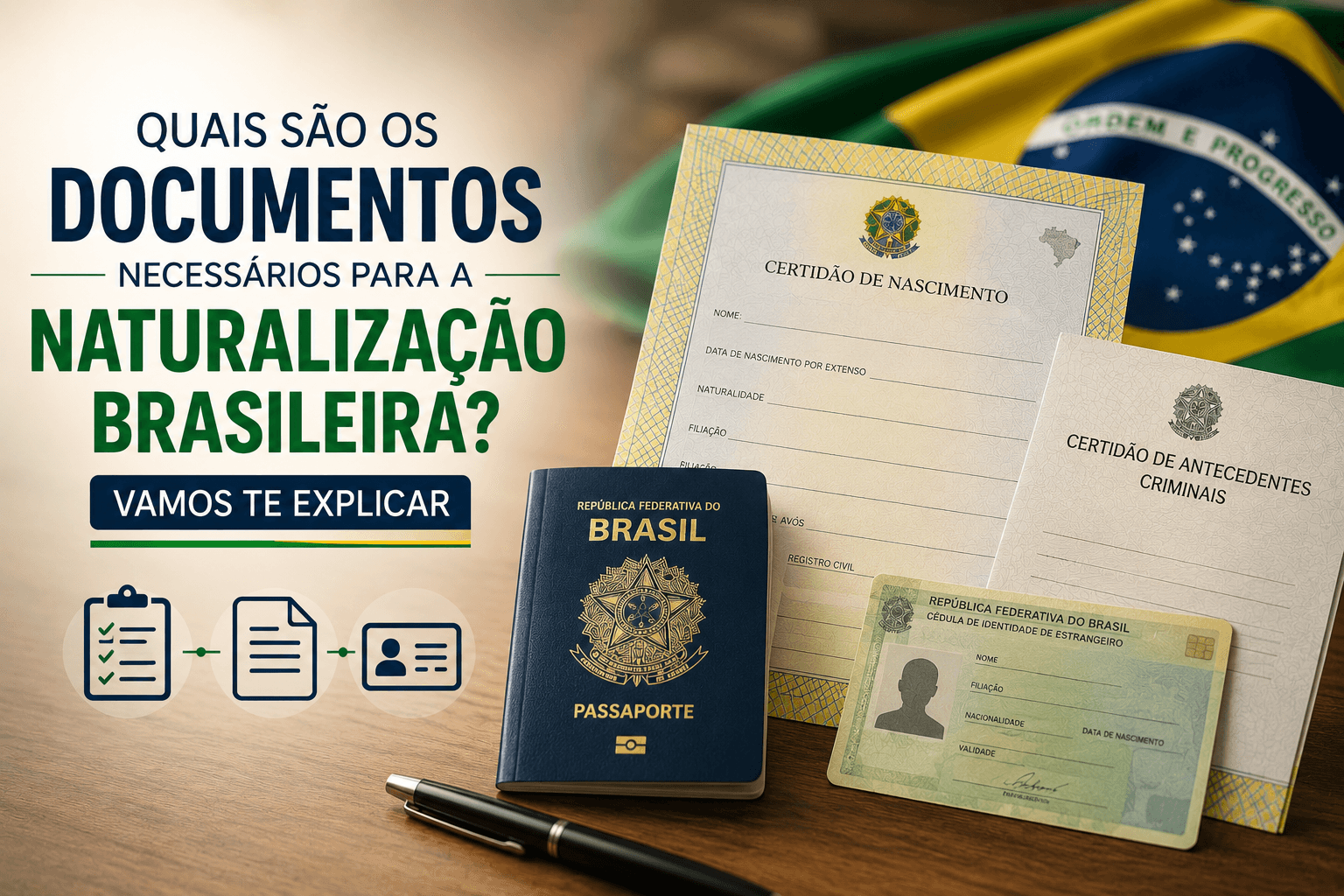 Quais são os documentos necessários para a naturalização brasileira? Vamos te explicar