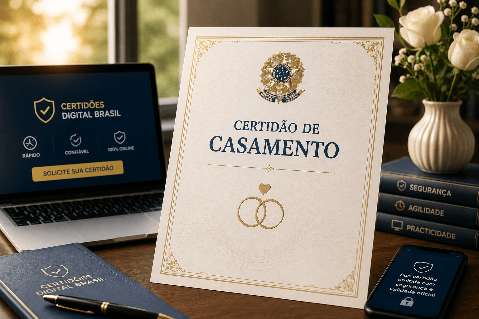 Certidão de Casamento: como solicitar corretamente e por que escolher a Certidões Digital Brasil