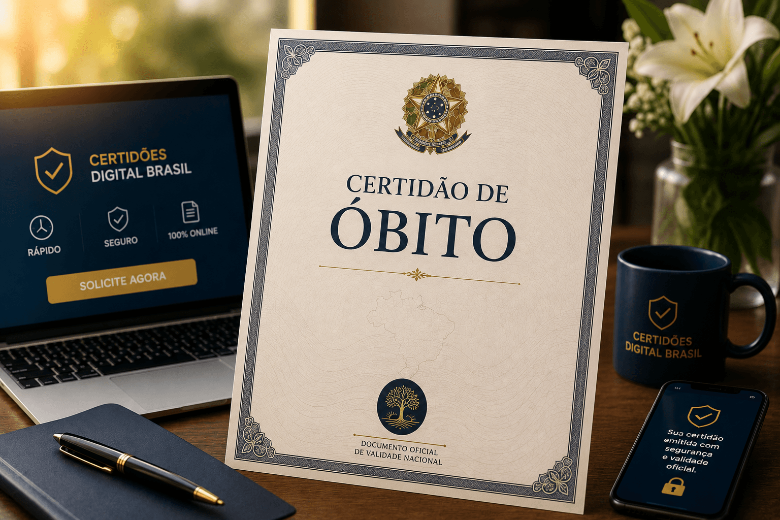 Certidão de Óbito: como solicitar corretamente e por que escolher a Certidões Digital Brasil